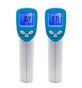 Non-contact digital temperature gauge for "human body" \ "objects"- MI-8018