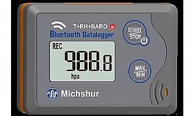 Temperature and humidity register + Bluetooth barometric pressure MI-LOGPBL
