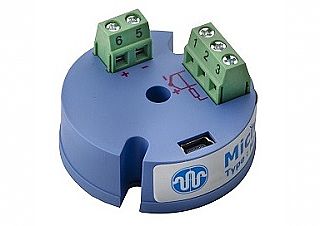 Type M-355 - The temperature transducer is electrically insulated for industrial head installation