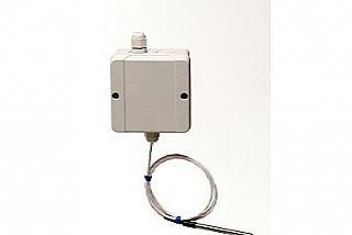 Type 126-I - A temperature transducer for outdoor installation built up of sealed box cable port and end sensing