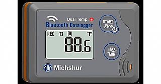 Registers data to temperature  Bluetooth MI-LOGT2BL
